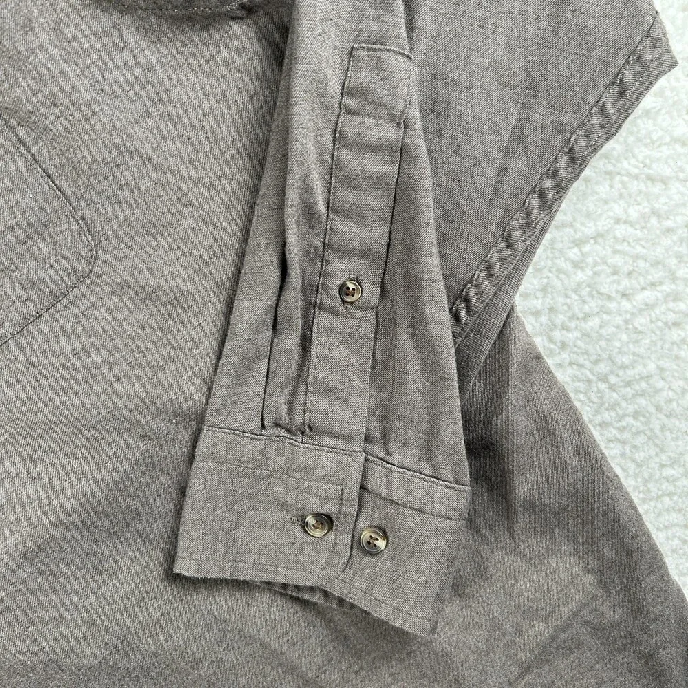Banana Republic Shirt Mens 2XL Gray Long Sleeve Button Down Slim Fit Casual